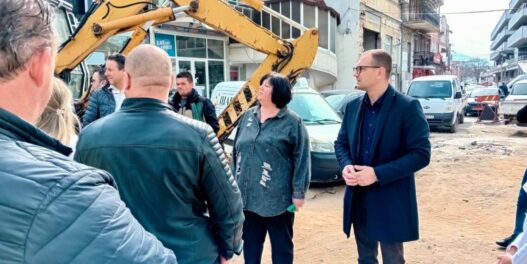 Проданоски: Реконструкцијата на плоштадот ќе заврши квалитетно и навреме