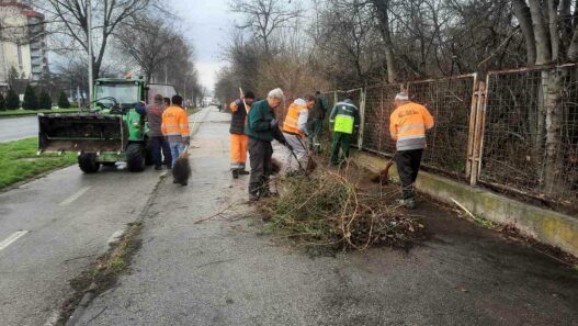 Три дена ќе се чисти булеварот „Александар Македонски“
