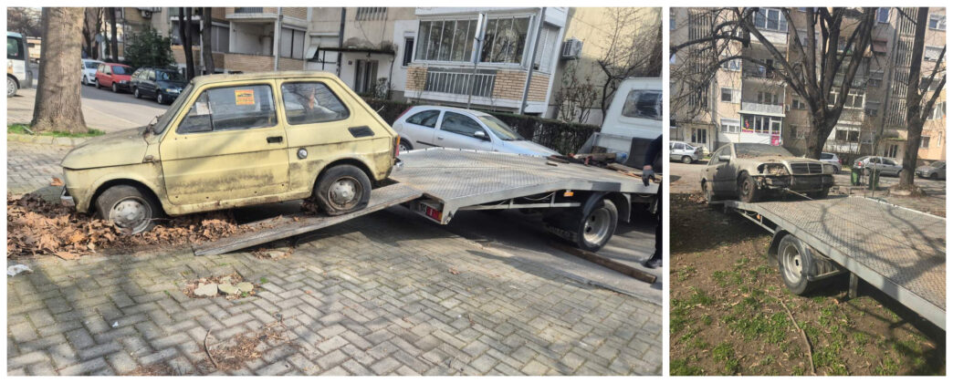 Се отстрануваат хаварисаните возила од паркинзите и тротоарите во Општина Карпош