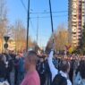 Студентите со протестен марш во Ниш ја продолжуваат борбата за „Праведна и подобра Србија”