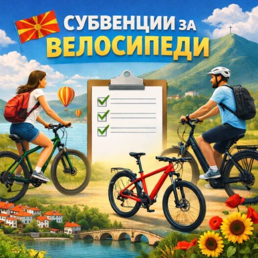 Општина Гази Баба ќе доделува субвенции за набавка на велосипеди, најмногу до 4.000 денари по лице