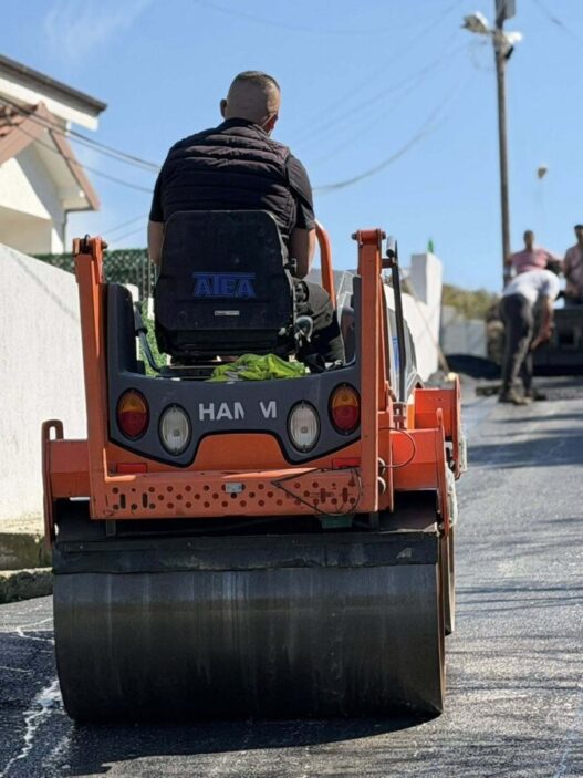 Асфалтирани седум улични краци во Ново Село во Ѓорче Петров