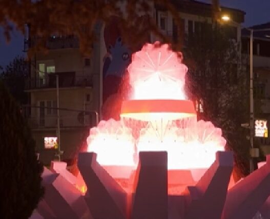 Обновена фонтаната „Лотосов цвет“ во Градскиот парк во Скопје