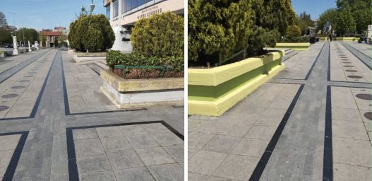 Прилепски Комуналец со акција за разубавување на центарот