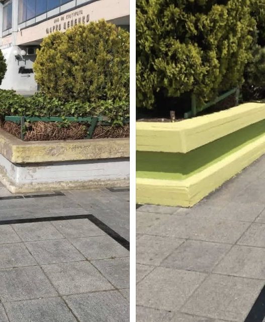 Прилепски Комуналец со акција за разубавување на центарот