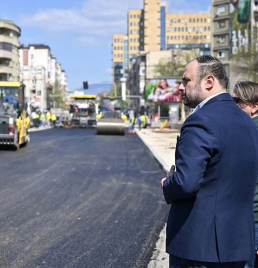 Во завршница првата фаза од реконструкцијата на булеварот „Македонија“